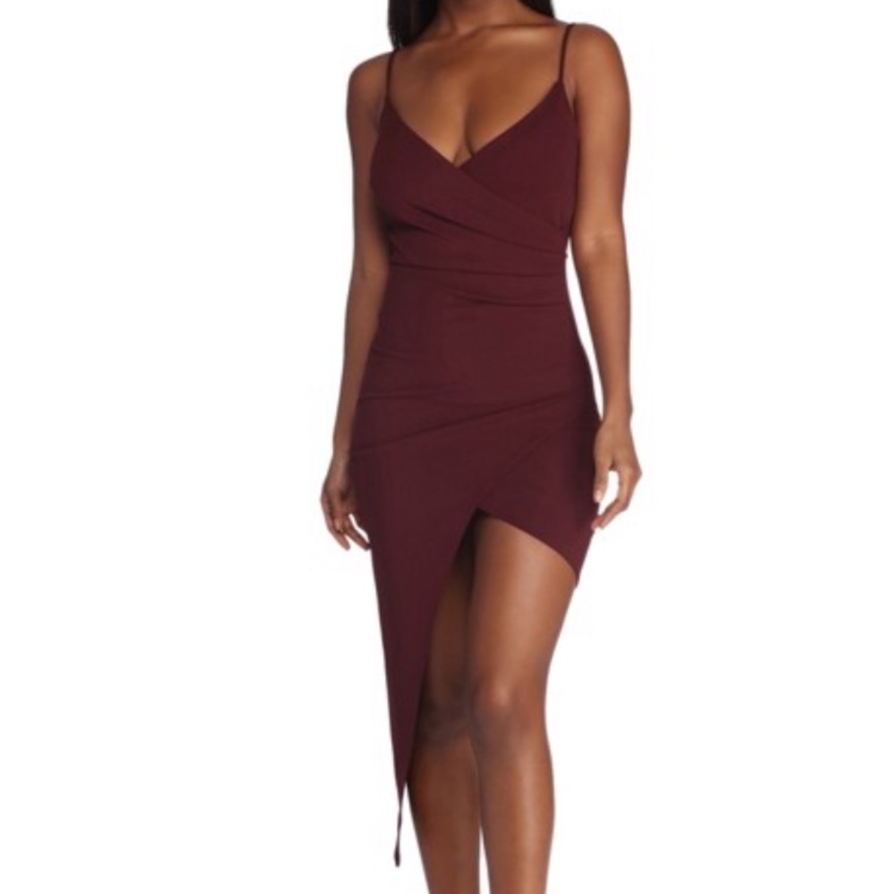 Midi Dress Burgundy